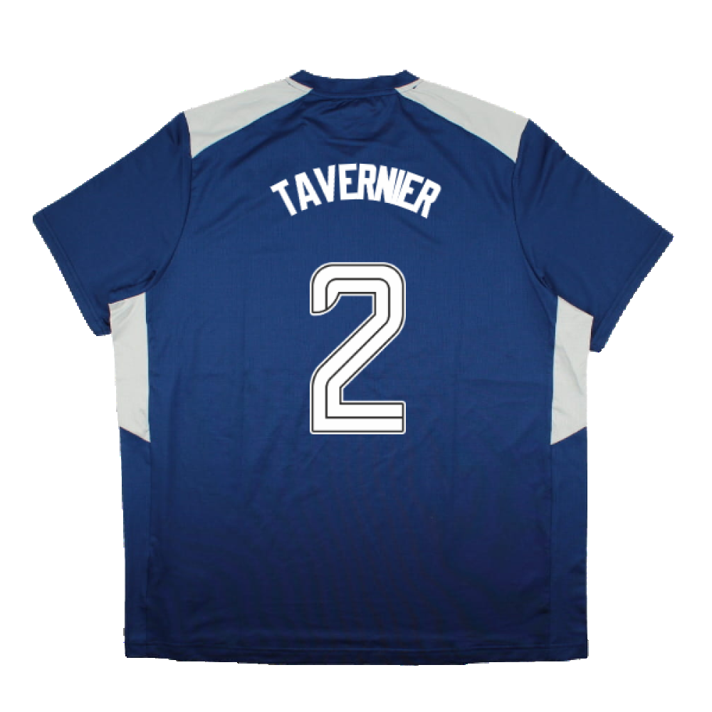 2023-2024 Rangers Coaches Match Day Tee (Blue) (Tavernier 2)