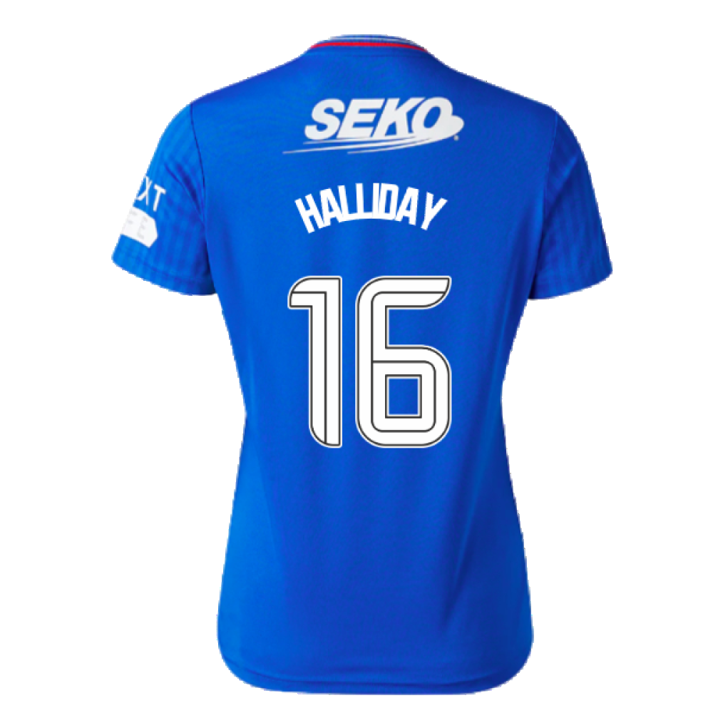 2023-2024 Rangers Home Shirt (Ladies) (Halliday 16)