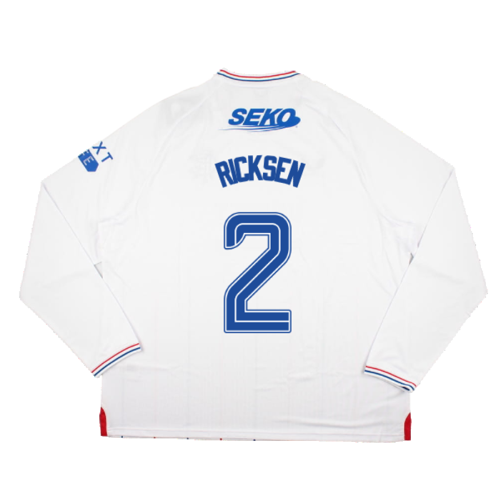 2023-2024 Rangers Long Sleeve Away Shirt (Ricksen 2)