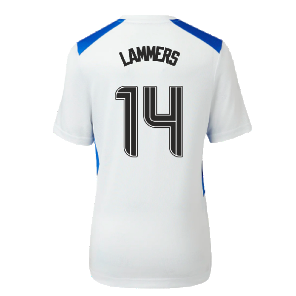 2023-2024 Rangers Players Match Day Home Tee (White) - Kids (Lammers 14)