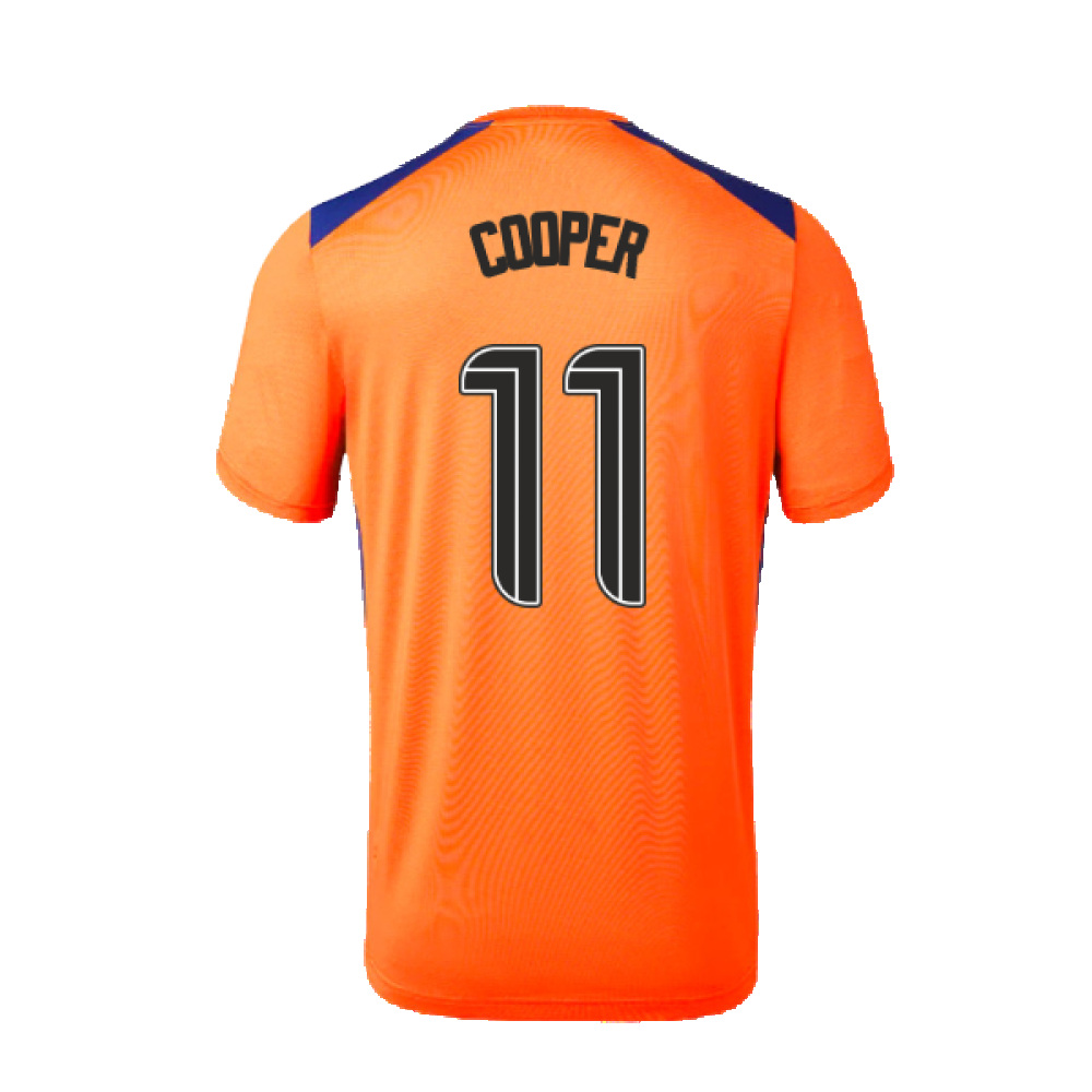 2023-2024 Rangers Players Third Match Day Tee (Orange) (Cooper 11)