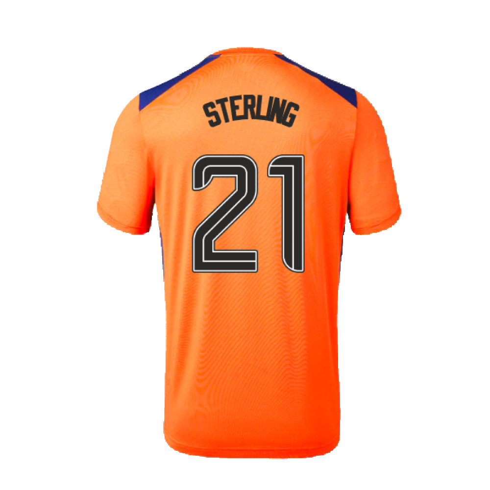 2023-2024 Rangers Players Third Match Day Tee (Orange) (Sterling 21)