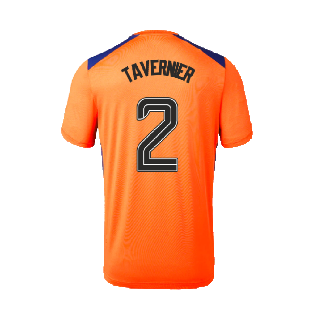 2023-2024 Rangers Players Third Match Day Tee (Orange) (Tavernier 2)