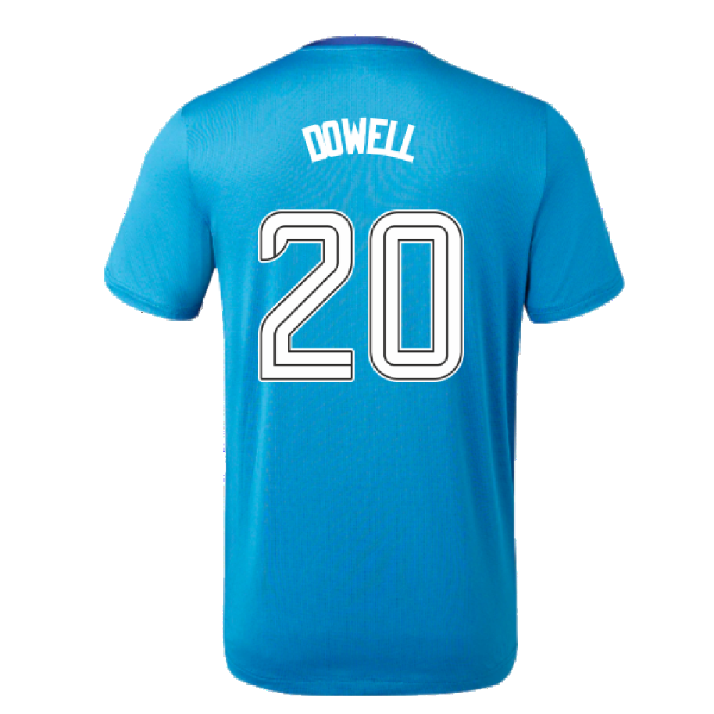 2023-2024 Rangers Players Training Tee (Deep Water) (Dowell 20)