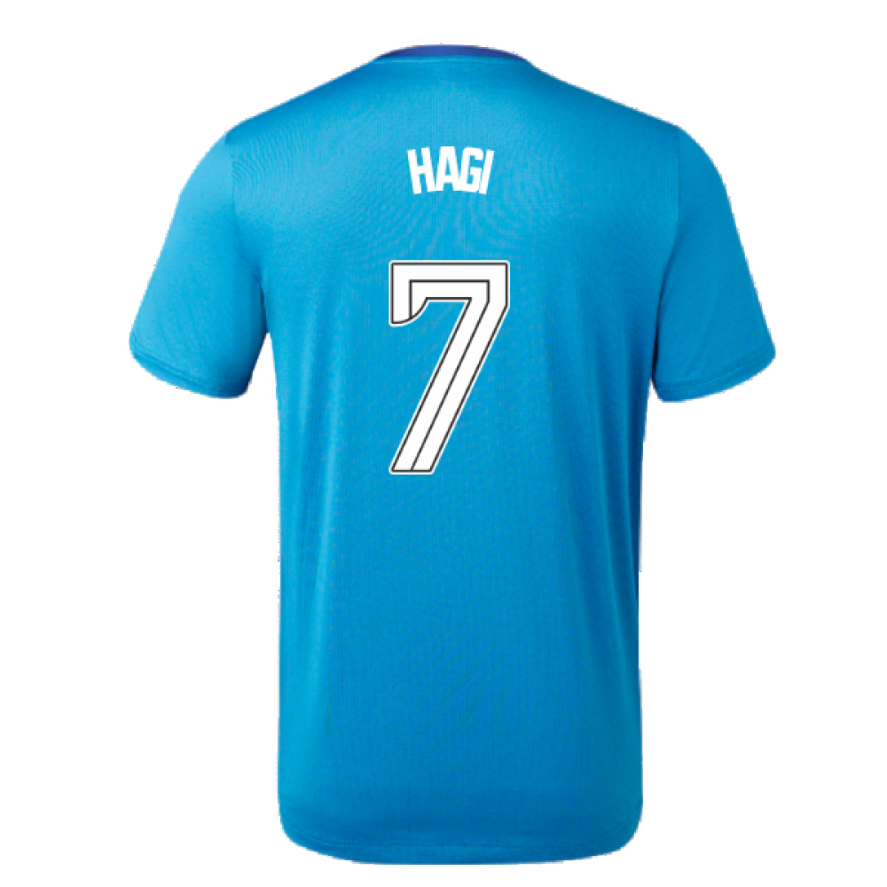 2023-2024 Rangers Players Training Tee (Deep Water) (Hagi 7)