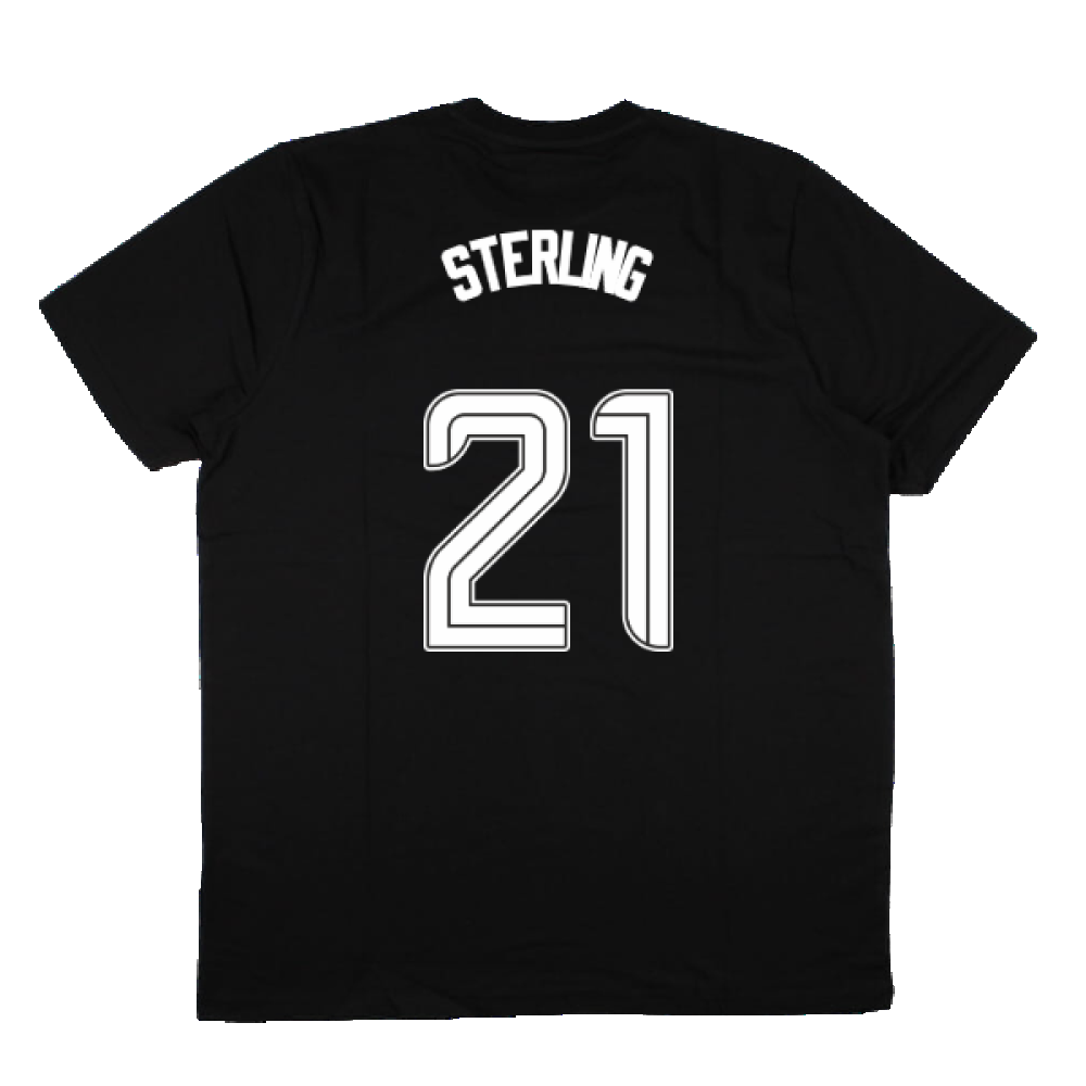 2023-2024 Rangers Players Travel Logo Tee (Black) (Sterling 21)