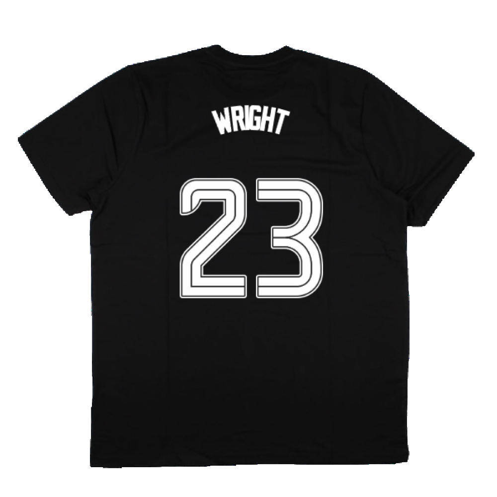 2023-2024 Rangers Players Travel Logo Tee (Black) (Wright 23)