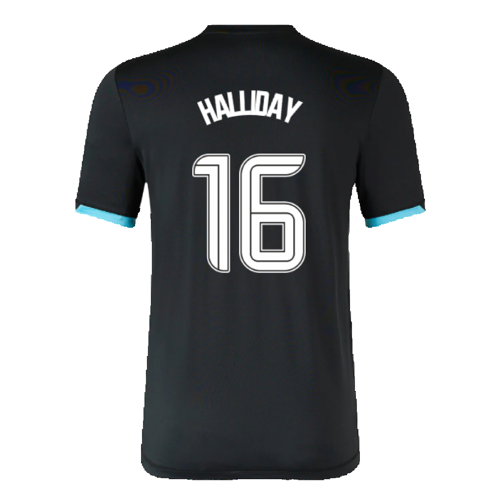 2023-2024 Rangers Players Travel SS Tee (Black) (Halliday 16)