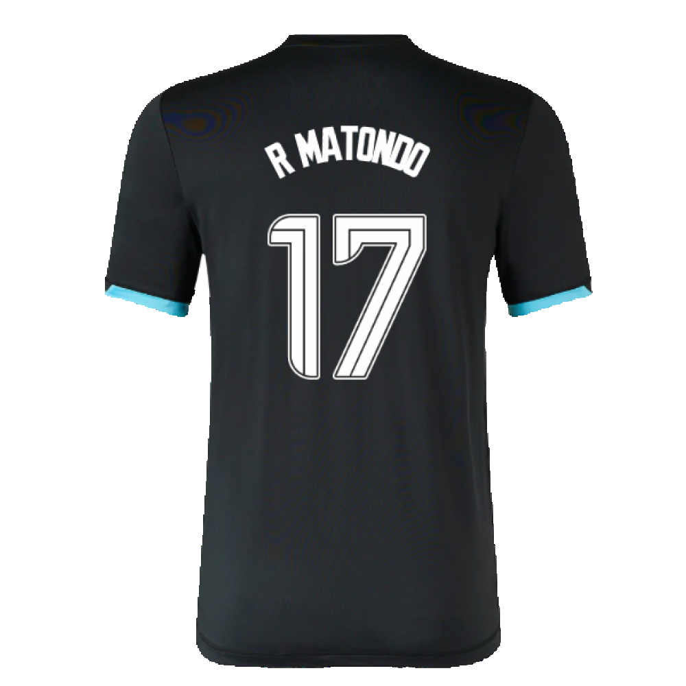 2023-2024 Rangers Players Travel SS Tee (Black) (R Matondo 17)