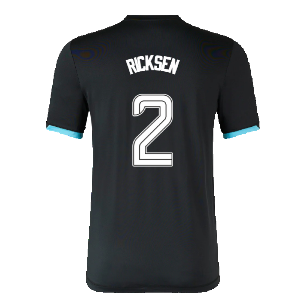 2023-2024 Rangers Players Travel SS Tee (Black) (Ricksen 2)