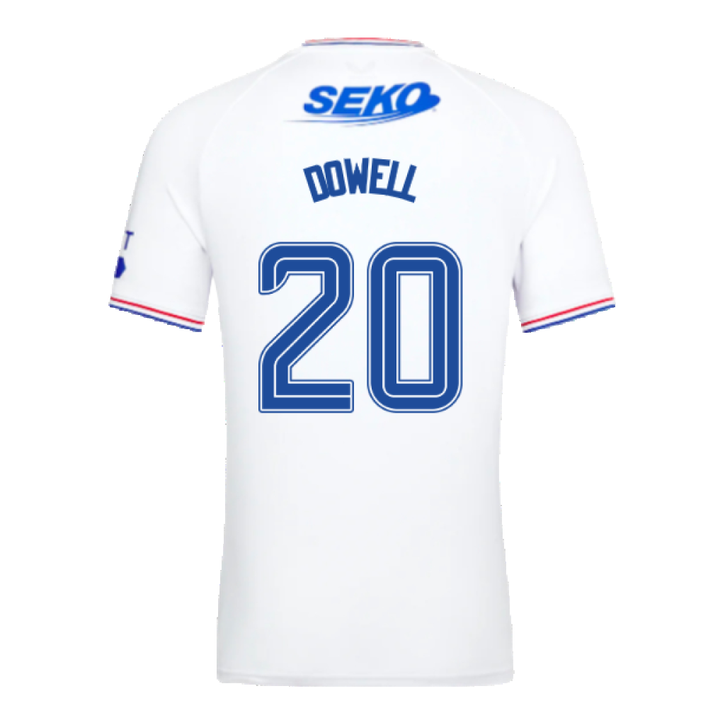 2023-2024 Rangers Pro Authentic Away Shirt (Dowell 20)