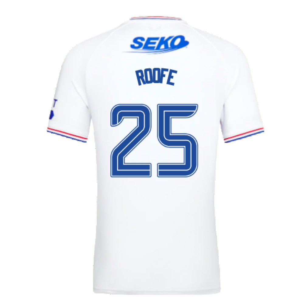 2023-2024 Rangers Pro Authentic Away Shirt (Roofe 25)