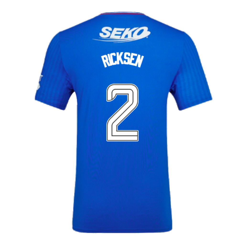 2023-2024 Rangers Pro Authentic Home Shirt (Ricksen 2)