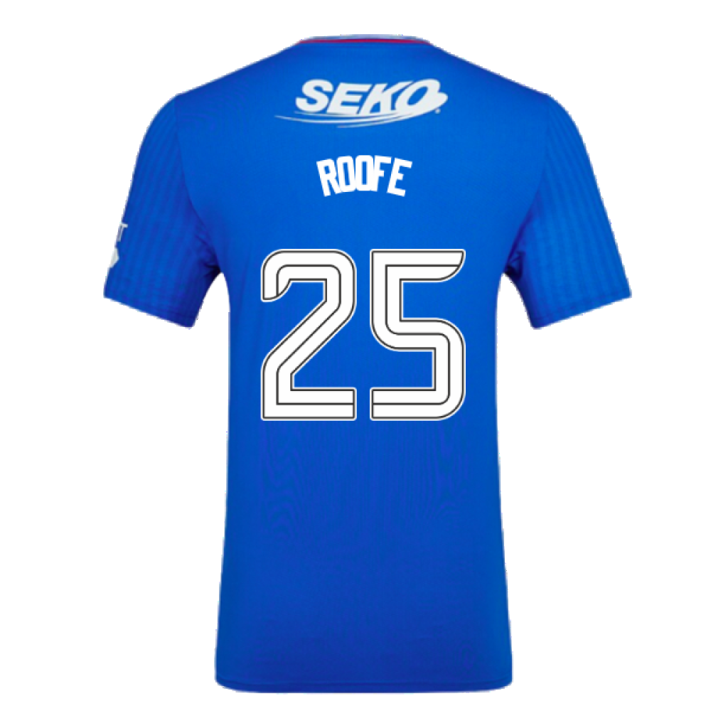 2023-2024 Rangers Pro Authentic Home Shirt (Roofe 25)