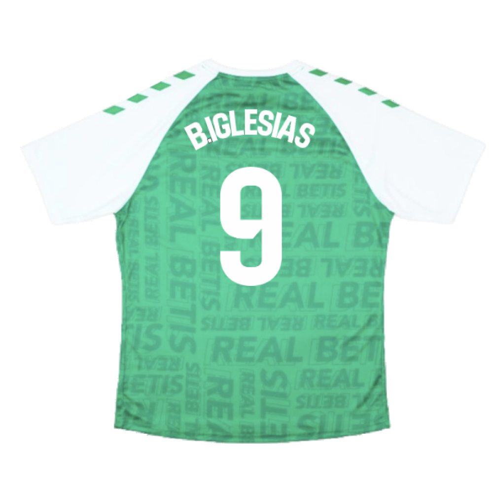 2023-2024 Real Betis Pre-Match Shirt (Green) (B.IGLESIAS 9)