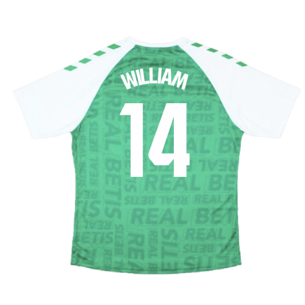 2023-2024 Real Betis Pre-Match Shirt (Green) (WILLIAM 14)