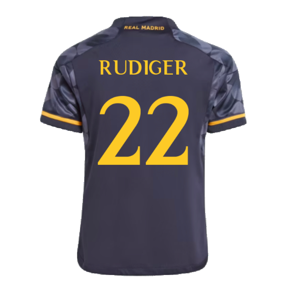 2023-2024 Real Madrid Away Mini Kit (Rudiger 22)