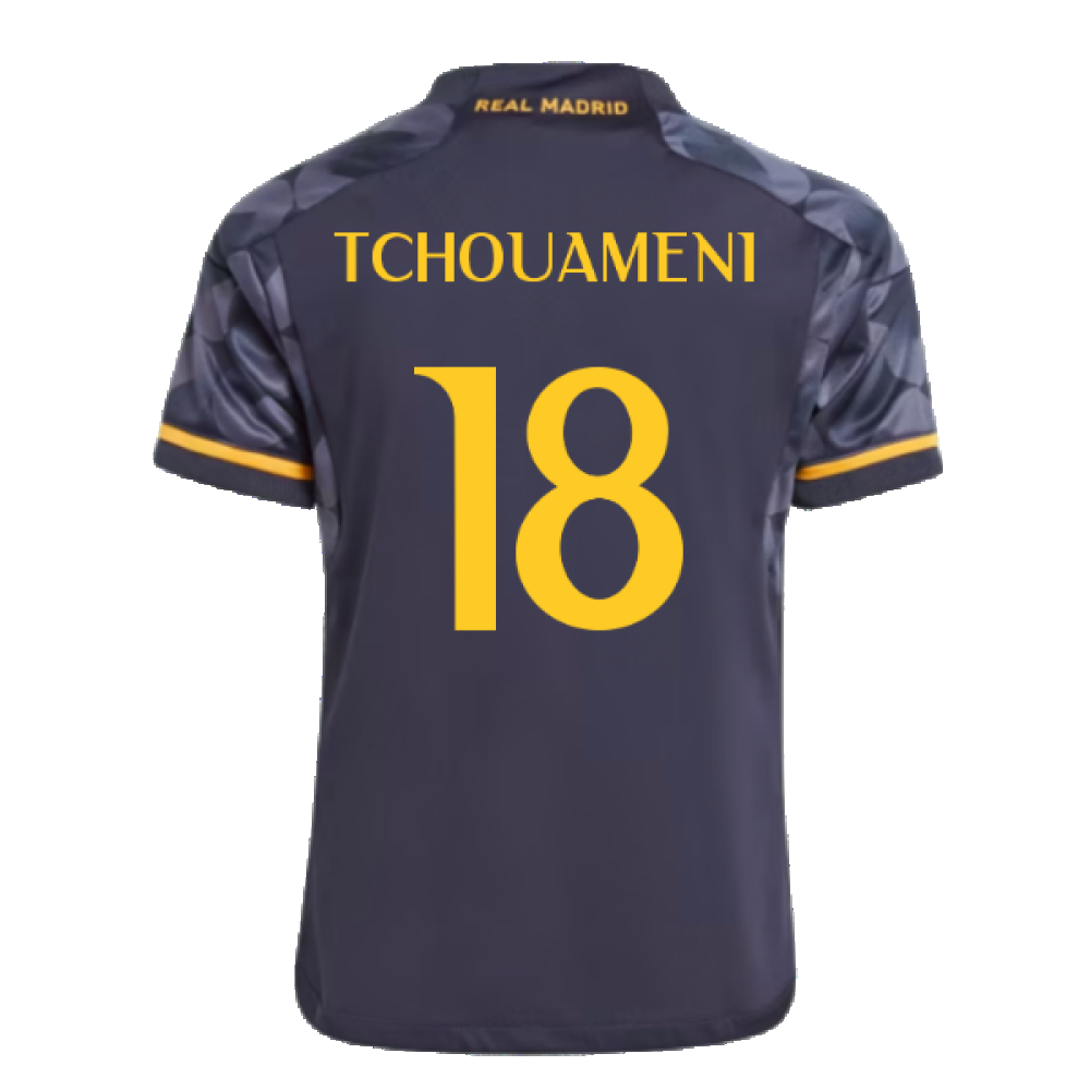 2023-2024 Real Madrid Away Mini Kit (Tchouameni 18)