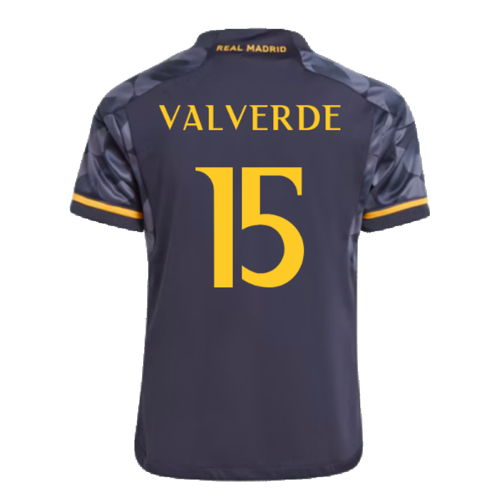 2023-2024 Real Madrid Away Mini Kit (Valverde 15)