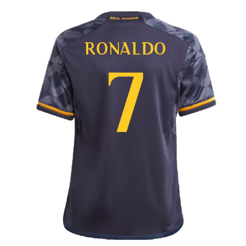 2023-2024 Real Madrid Away Shirt (Kids) (Ronaldo 7)