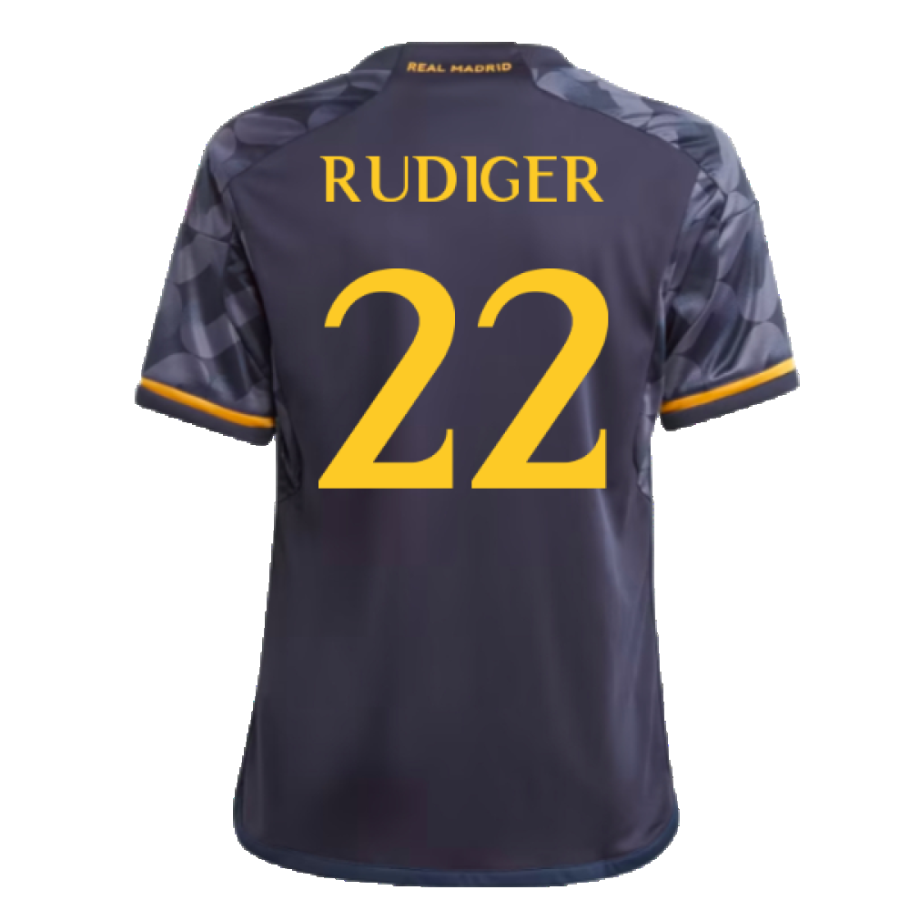 2023-2024 Real Madrid Away Shirt (Kids) (Rudiger 22)