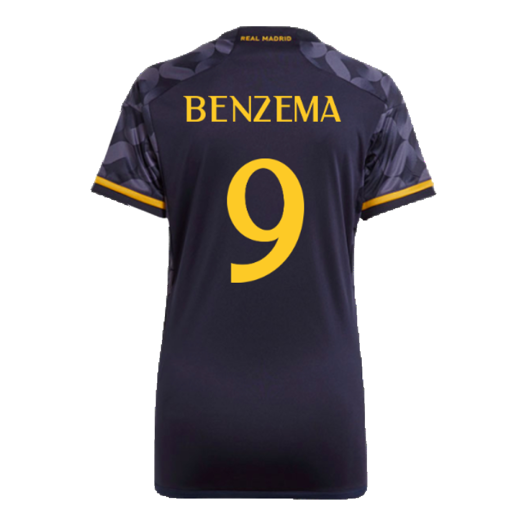 2023-2024 Real Madrid Away Shirt (Ladies) (Benzema 9)