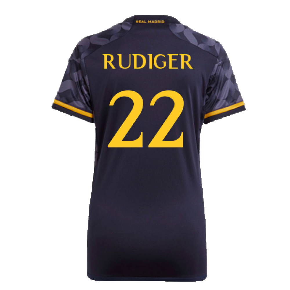 2023-2024 Real Madrid Away Shirt (Ladies) (Rudiger 22)