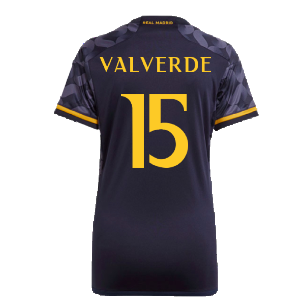 2023-2024 Real Madrid Away Shirt (Ladies) (Valverde 15)