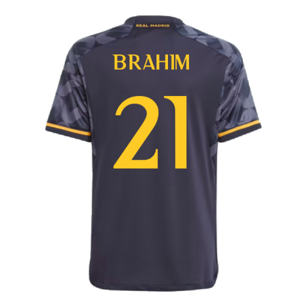 2023-2024 Real Madrid Away Youth Kit (Brahim 21)