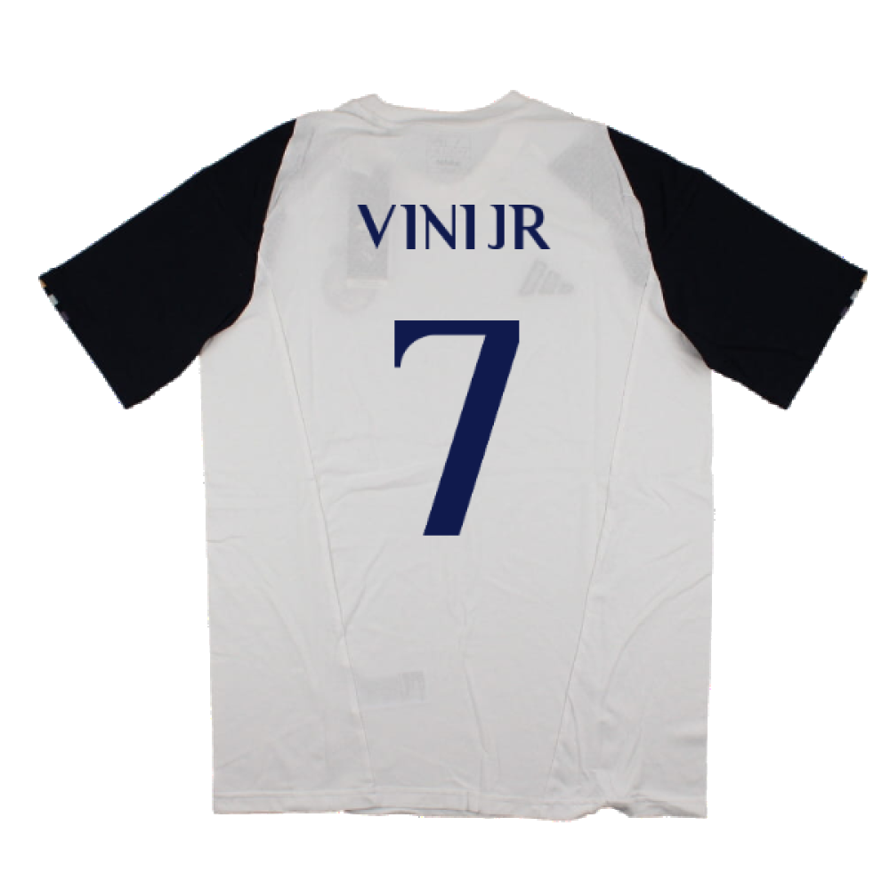 2023-2024 Real Madrid Core Tee (White) (Vini Jr 7)