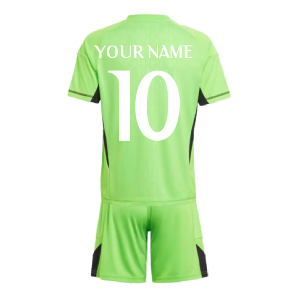 2023-2024 Real Madrid Home Goalkeeper Youth Kit (Your Name)