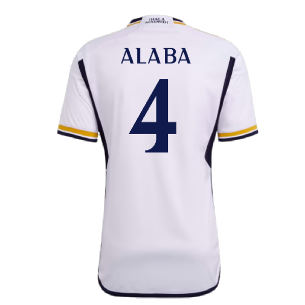 2023-2024 Real Madrid Home Shirt (Alaba 4)