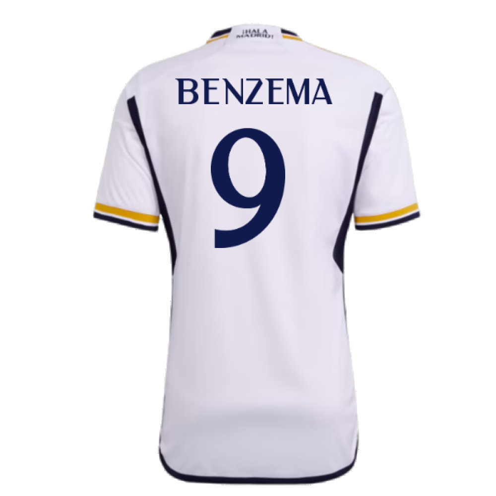 2023-2024 Real Madrid Home Shirt (Benzema 9)