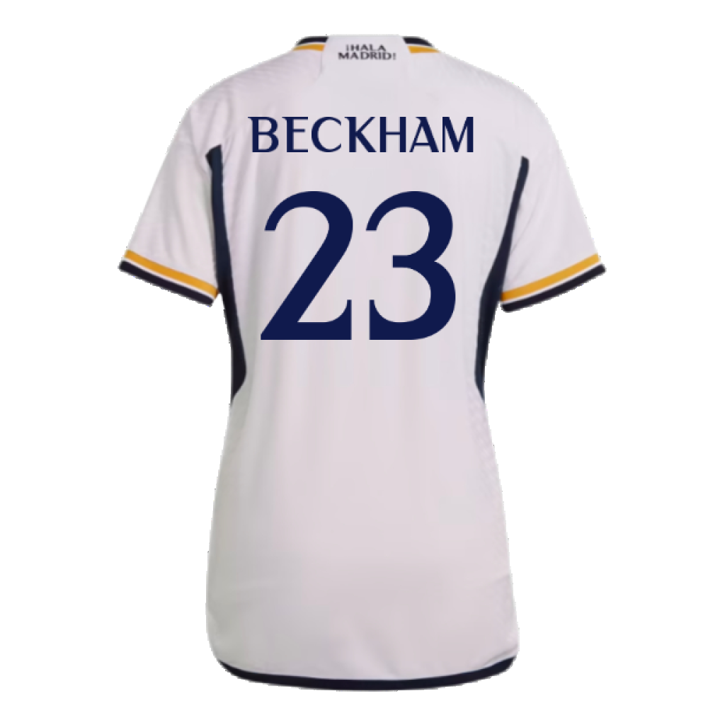 2023-2024 Real Madrid Home Shirt (Ladies) (Beckham 23)