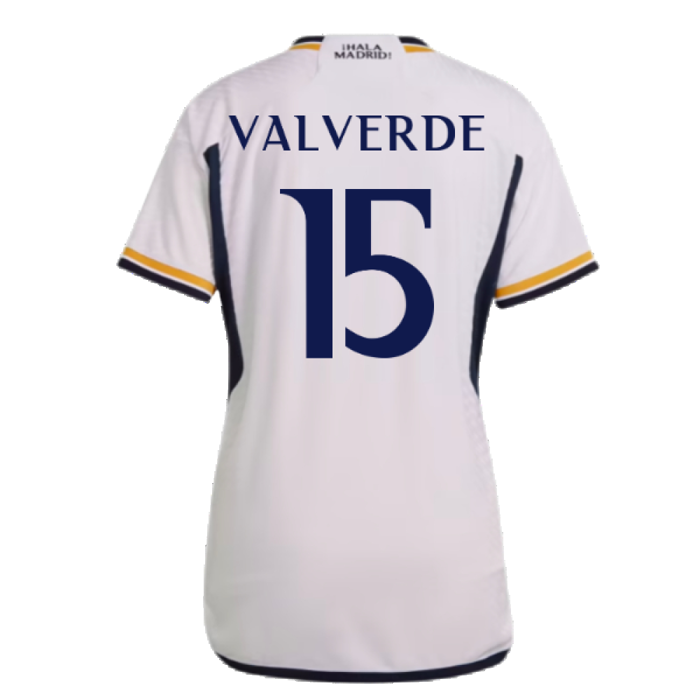 2023-2024 Real Madrid Home Shirt (Ladies) (Valverde 15)