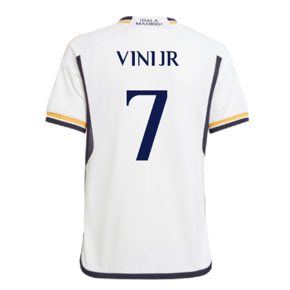 2023-2024 Real Madrid Home Youth Kit (Vini Jr 7)