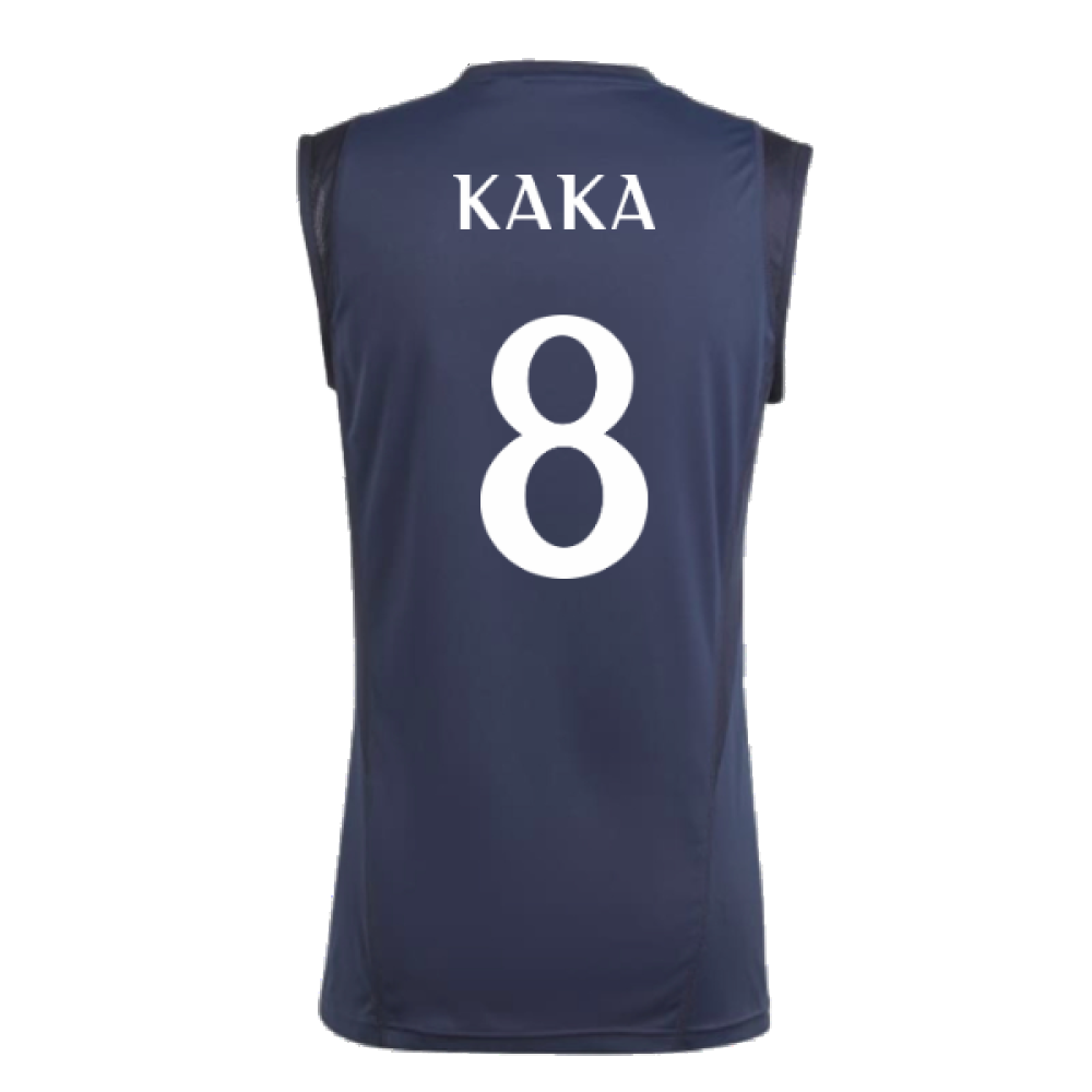 2023-2024 Real Madrid Sleeveless Jersey (Legend Ink) (Kaka 8)