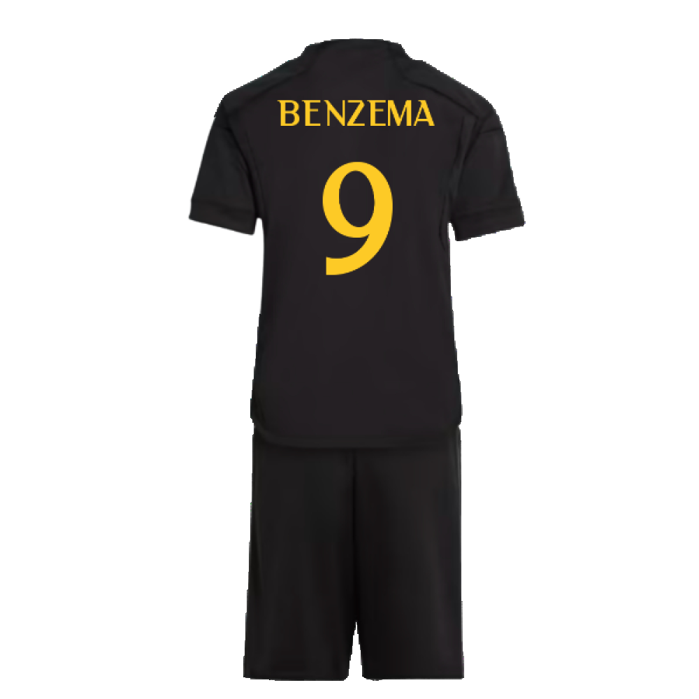 2023-2024 Real Madrid Third Mini Kit (Benzema 9)