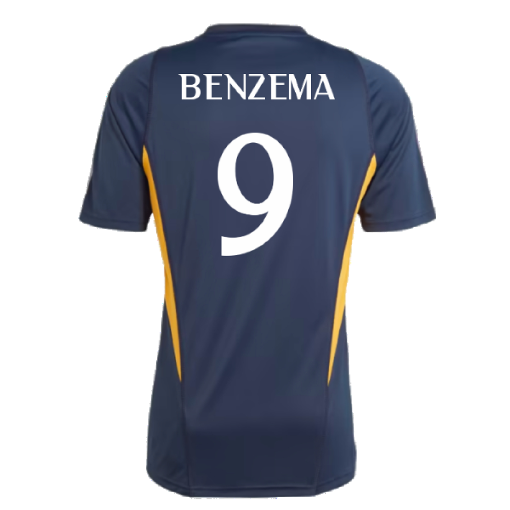 2023-2024 Real Madrid Training Shirt (Legend Ink) (Benzema 9)