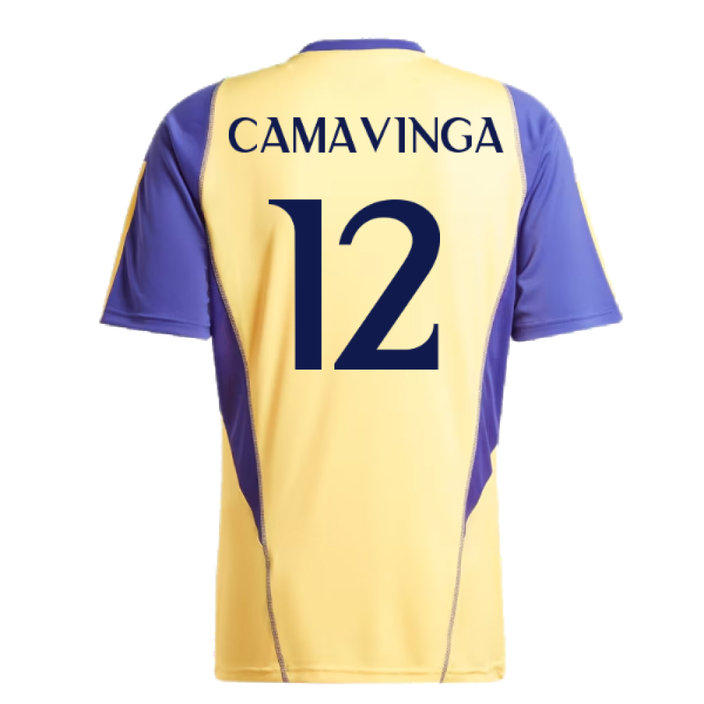 2023-2024 Real Madrid Training Shirt (Spark) (Camavinga 12)