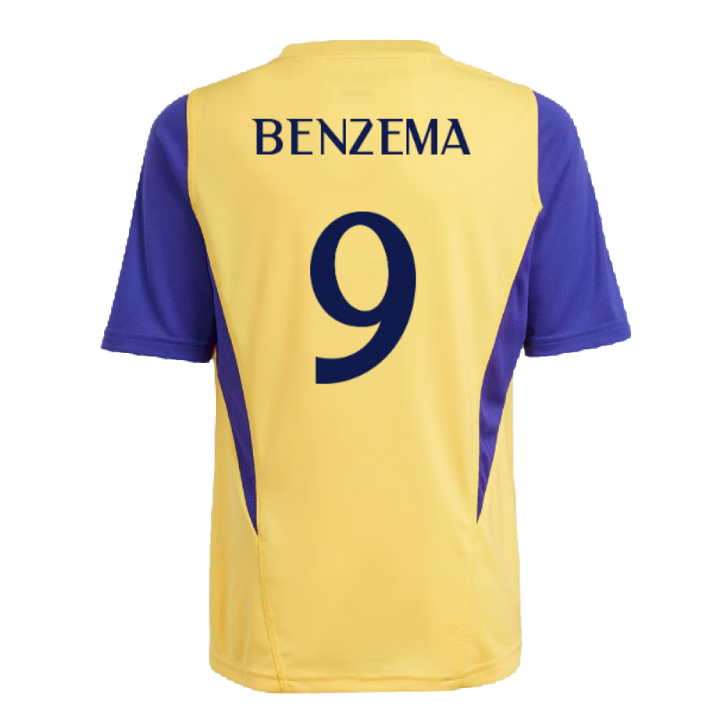 2023-2024 Real Madrid Training Shirt (Spark) - Kids (Benzema 9)