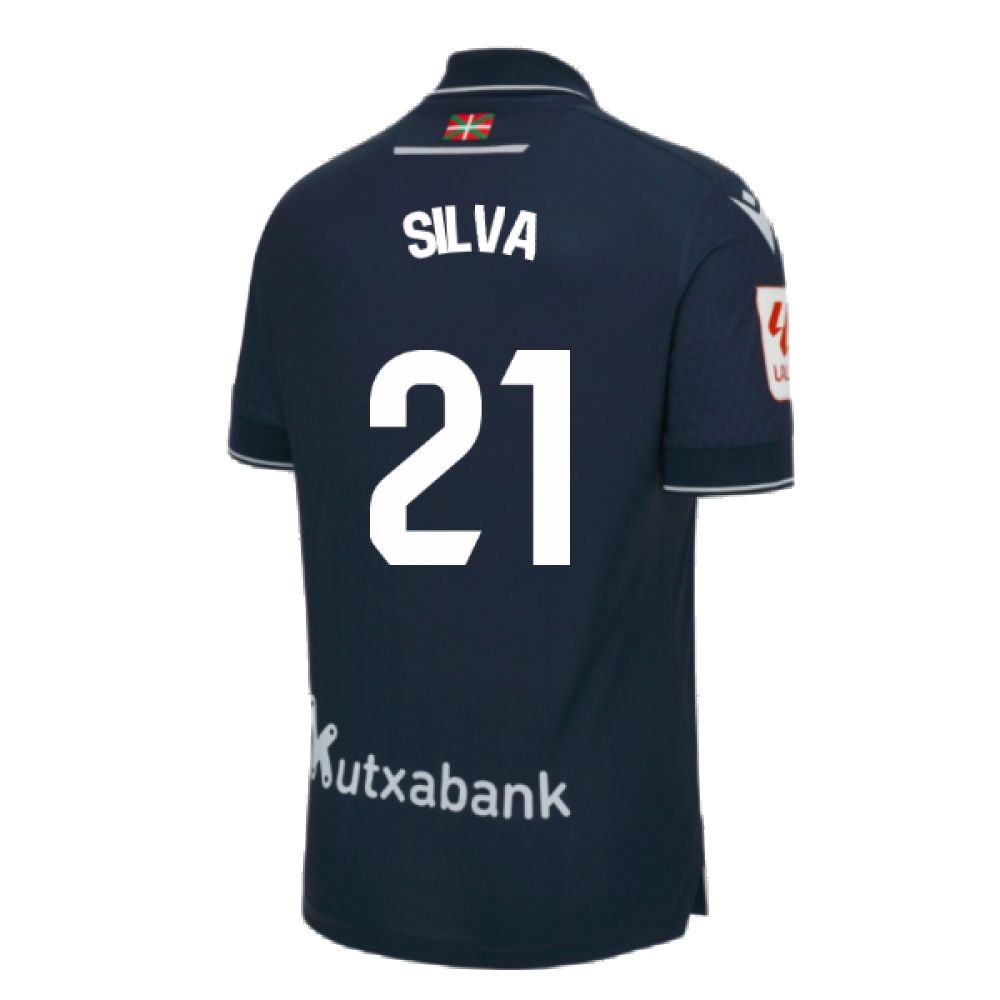 2023-2024 Real Sociedad Authentic Away Shirt (Silva 21)