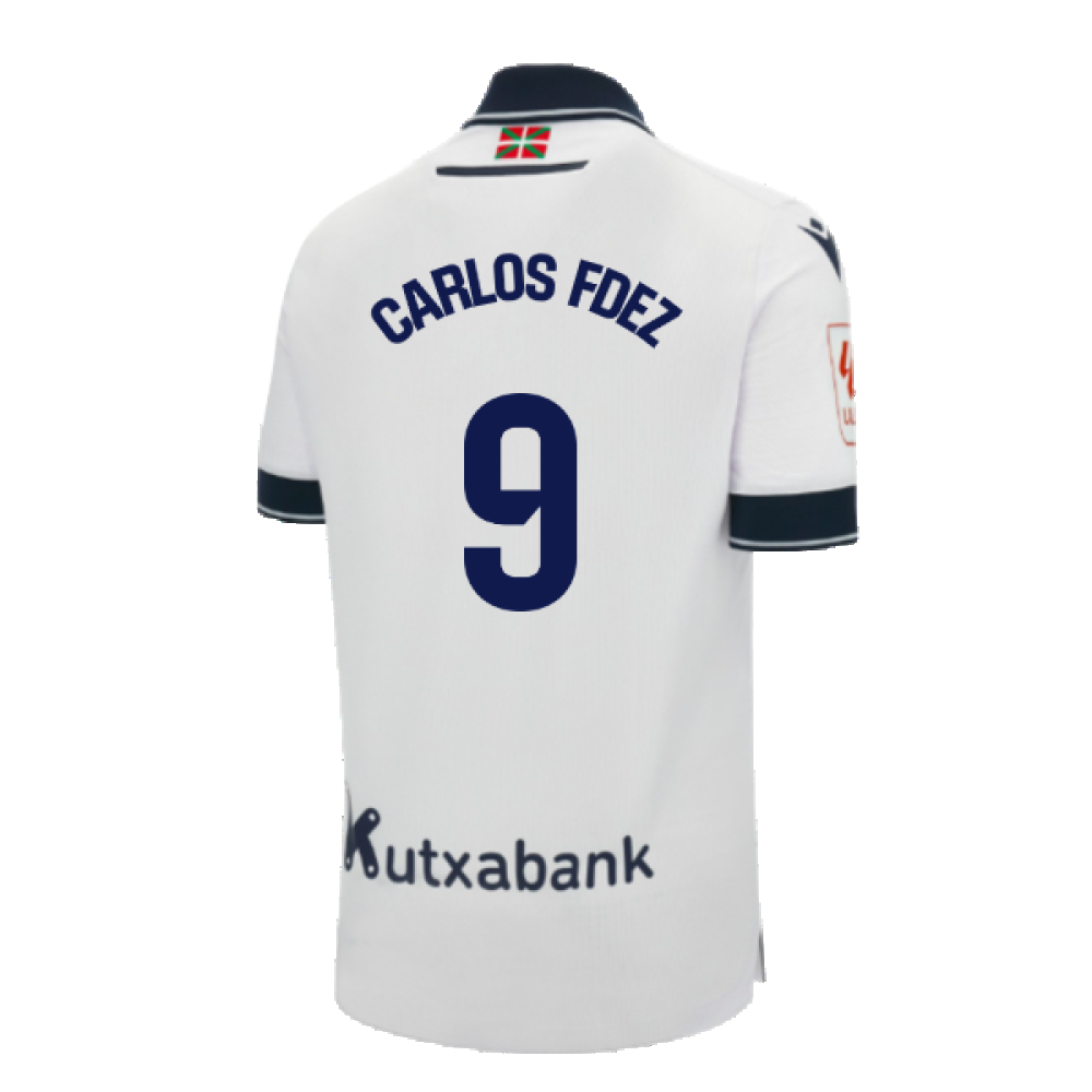 2023-2024 Real Sociedad Authentic Third Shirt (Carlos Fdez 9)