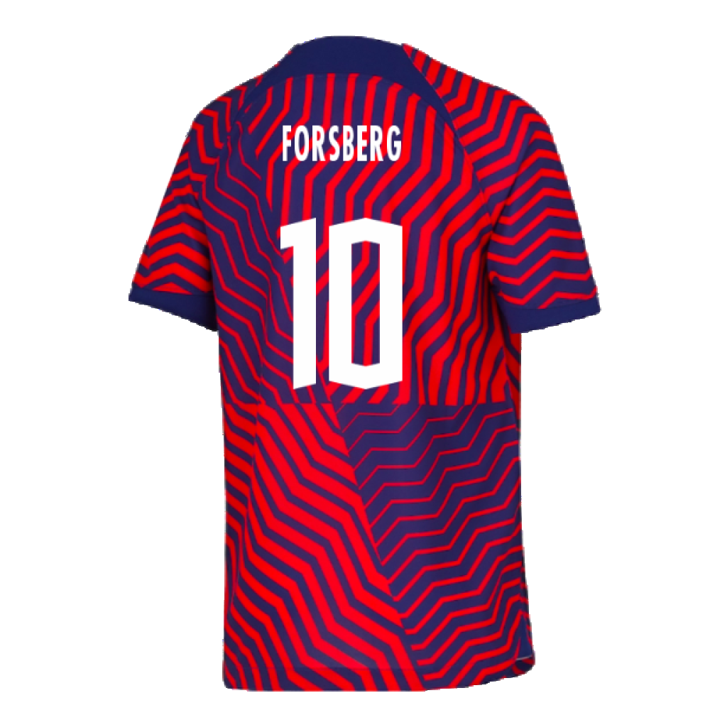 2023-2024 Red Bull Leipzig Away Shirt (Kids) (Forsberg 10)