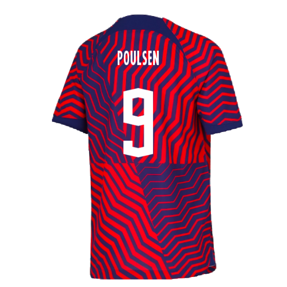 2023-2024 Red Bull Leipzig Away Shirt (Kids) (Poulsen 9)