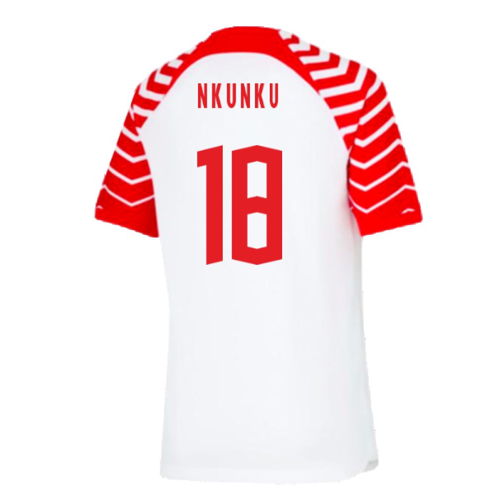 2023-2024 Red Bull Leipzig Home Shirt (Kids) (Nkunku 18)