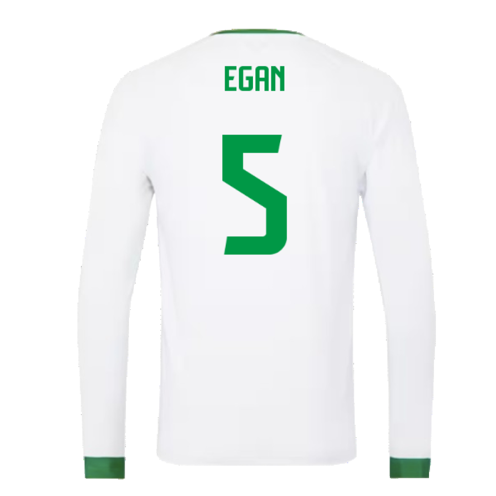 2023-2024 Republic of Ireland Away Long Sleeve Shirt (Egan 5)