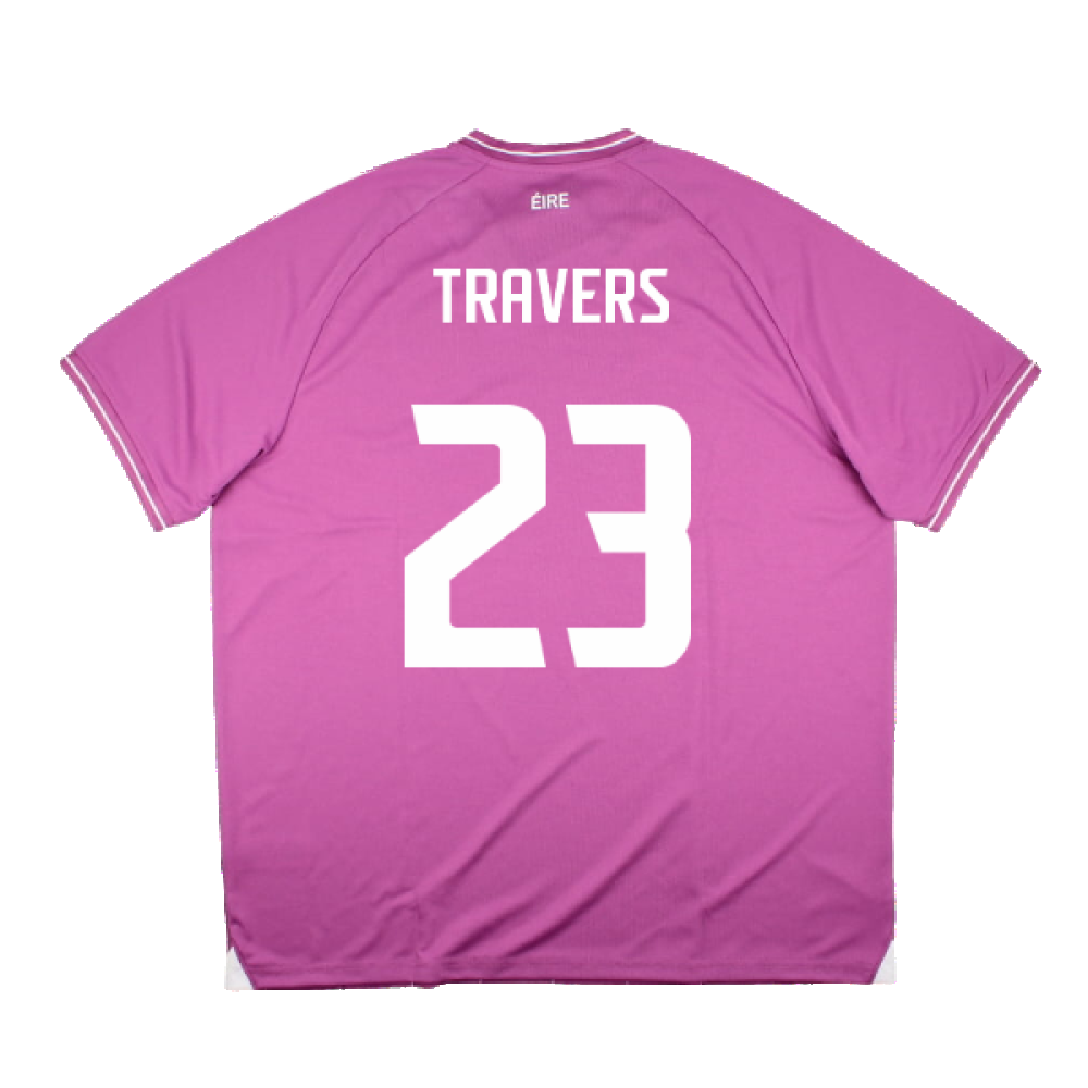 2023-2024 Republic of Ireland Home Goalkeeper Shirt (Pink) (Travers 23)