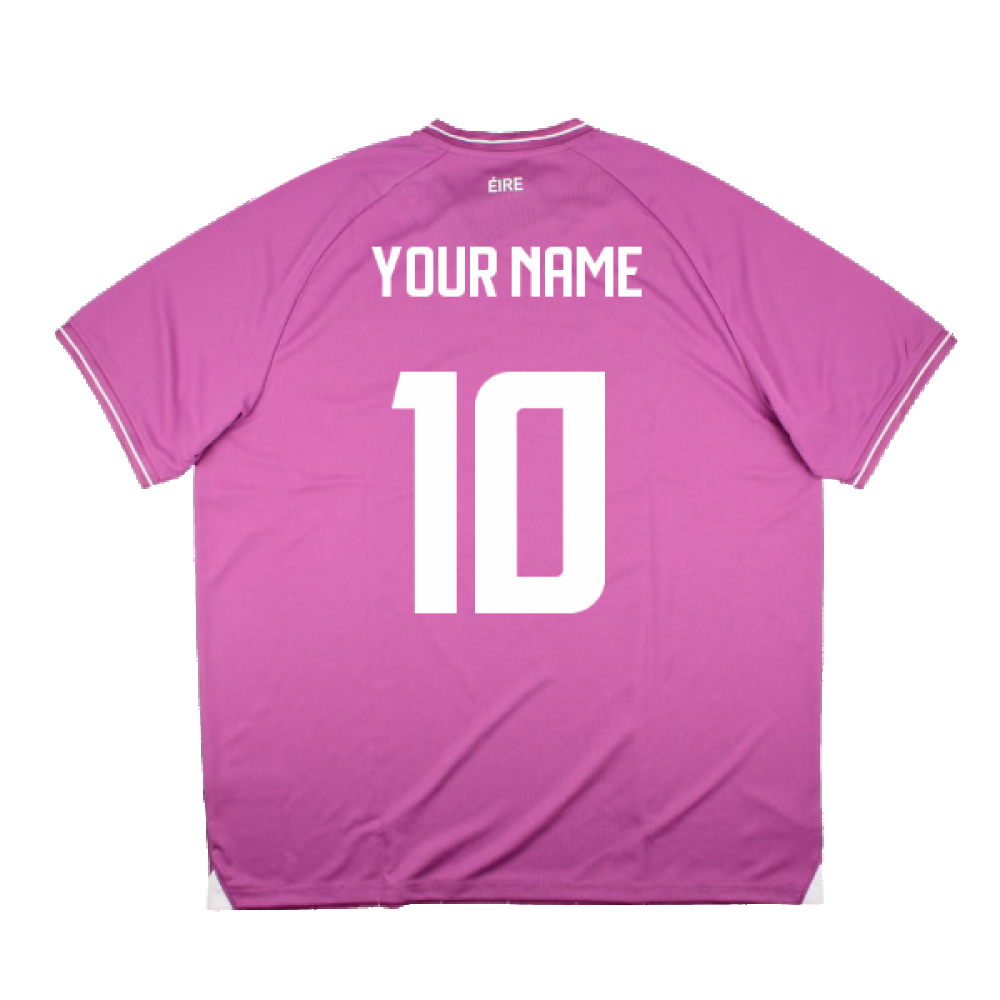 2023-2024 Republic of Ireland Home Goalkeeper Shirt (Pink) (Your Name)