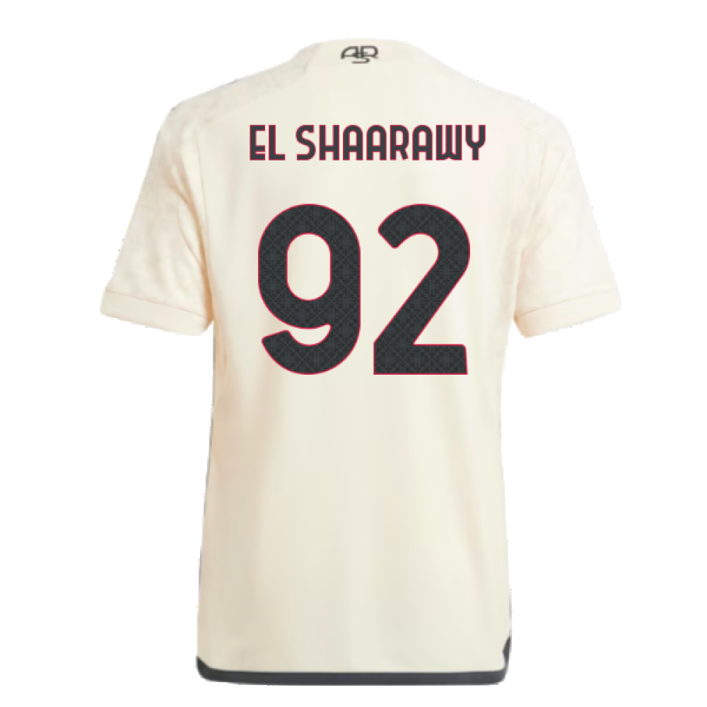 2023-2024 Roma Away Shirt (Kids) (EL SHAARAWY 92)